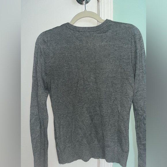 Gray Argyle Sweater - Picture 2 of 3